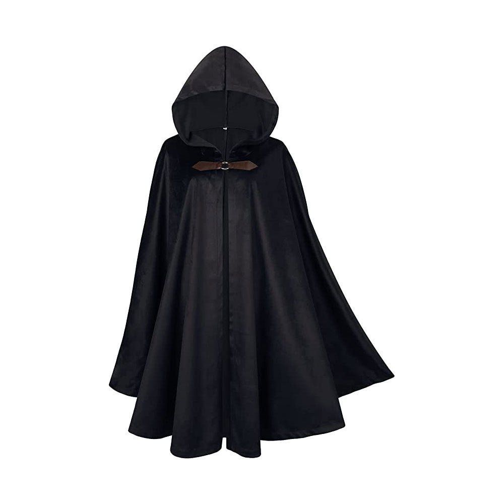 Medieval Suede Leather Cloak Halloween Retro | Magic Stories