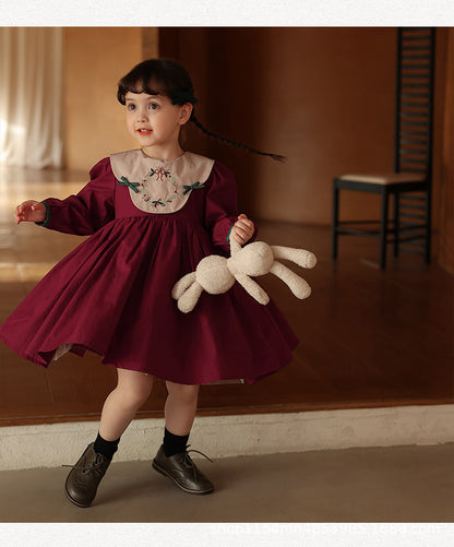 Girls' Lolita Tulle Tutu Dress — back view