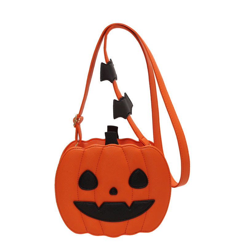 Funny Pumpkin Halloween Bag — back view