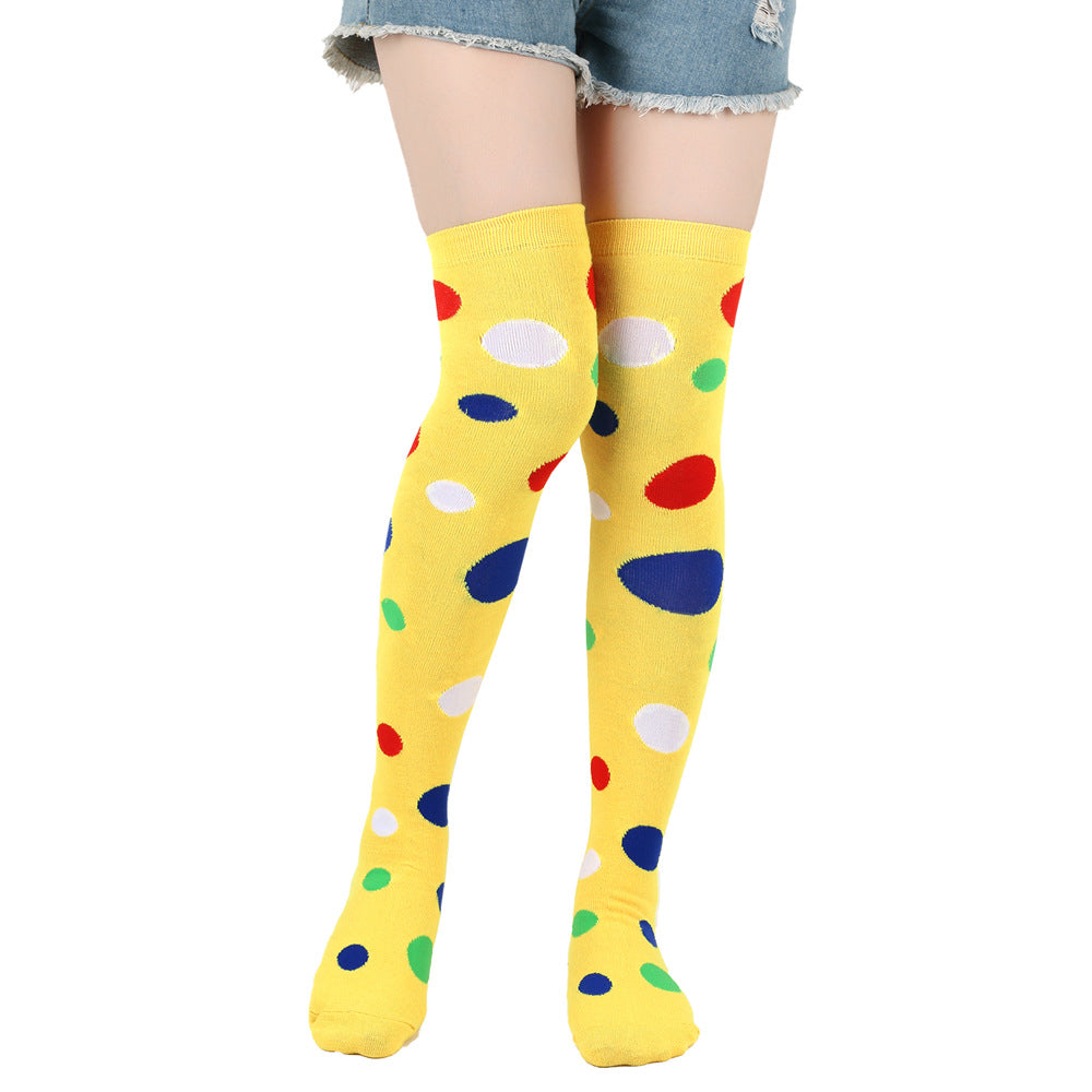 Clown Stockings Dot Halloween Costume | Magic Stories