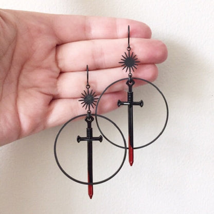 Black Bloody Sword Dagger Gothic Dark | Magic Stories