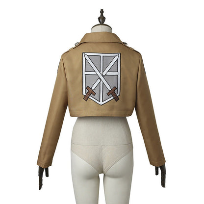 Attack on Titan Mikasa Ackerman Training Corps Uniform Set Cosplay Costumes - Magic Stories