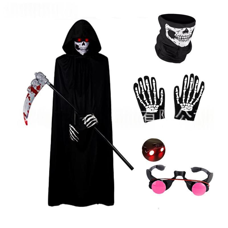 The Red-eyed Grim Reaper Wears A Halloween | Magic Stories