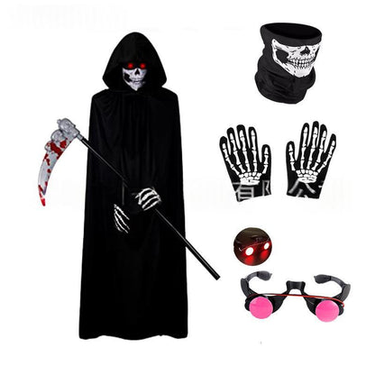 The Red-eyed Grim Reaper Wears A Halloween | Magic Stories