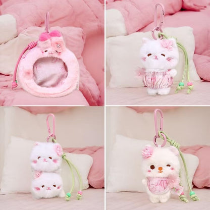 Cute Cherry Blossom Kitten Plush Storage | Magic Stories