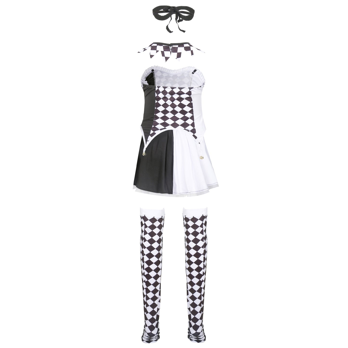 Cosplay Costume Ladies Sexy Vampire Clown Costume — side view