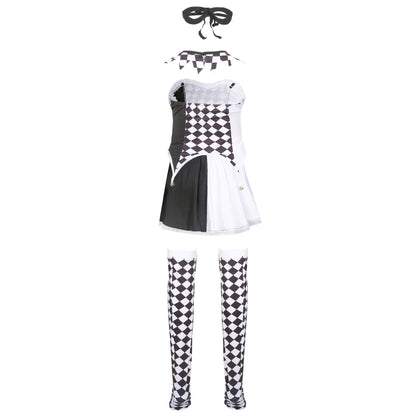 Cosplay Costume Ladies Sexy Vampire Clown Costume — side view
