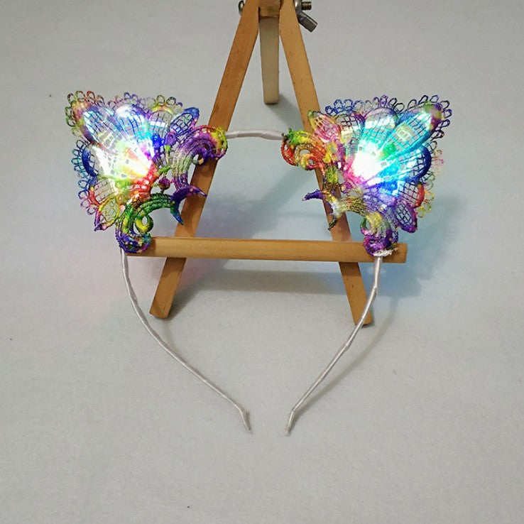 Glowing Hair Accessories Flashing Lights Cat | Magic Stories
