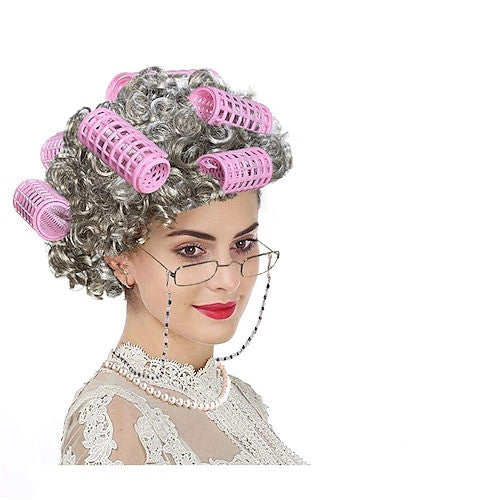 Flower White Grandma Wig Performance | Magic Stories