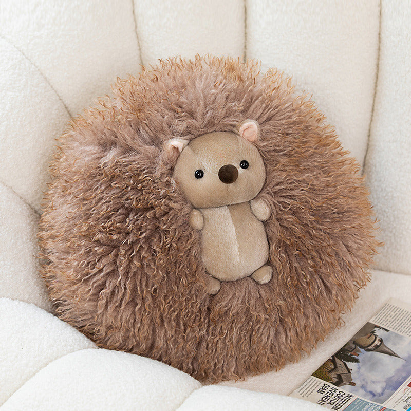 Long Haired Printed Plush DollLong Haired Printed Plush Doll — scale reference