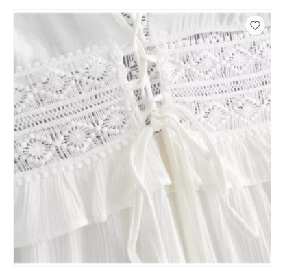 Super Fairy Fairy White Sling Long Dress | Magic Stories