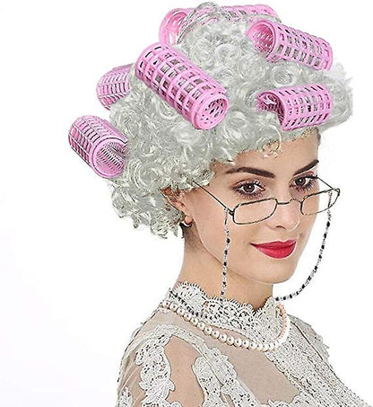 Flower White Grandma Wig Performance | Magic Stories