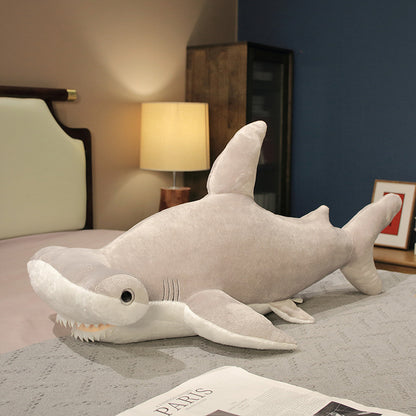 Cartoon Whale Shark Doll Plush Toys — in use
