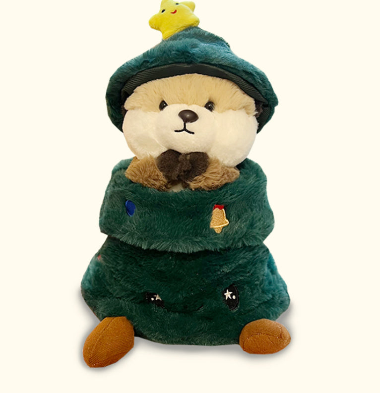 Dachshund Plush Toy, Otter Plush Toy — back view