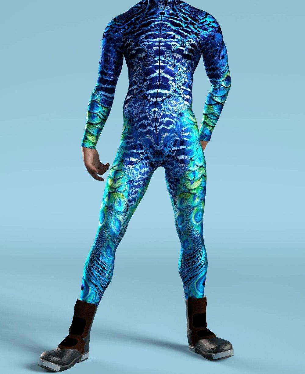 3D Digital Printed Cosplay One-piece Costume — Designs VV017, VV018, VV023 & More — scale reference