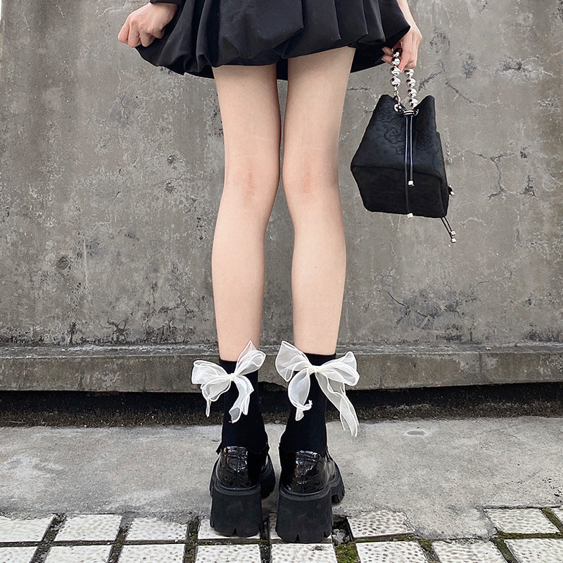 Summer Thin Velvet Men's Socks Lolita Style | Magic Stories