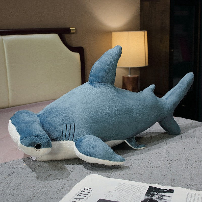 Cartoon Whale Shark Doll Plush Toys — side view