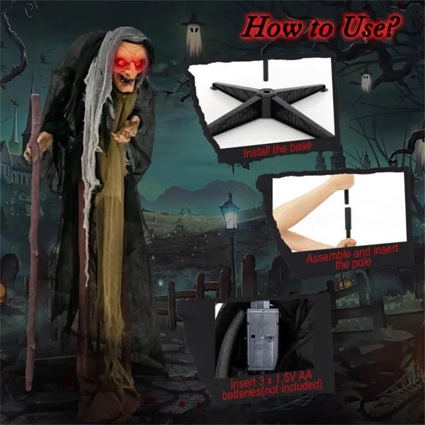 Halloween Witch Prop Decoration | Magic Stories
