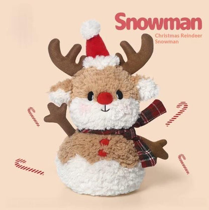 Christmas Reindeer And Snowman Plush Toys | Magic Stories