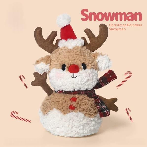 Christmas Reindeer And Snowman Plush Toys | Magic Stories