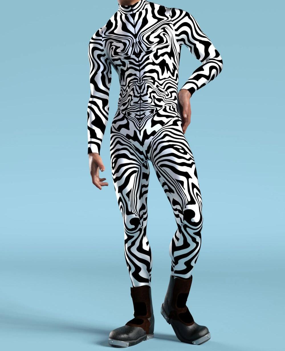 Tights 3D Digital Printing Cosplay One-piece Play Costume — packaging
