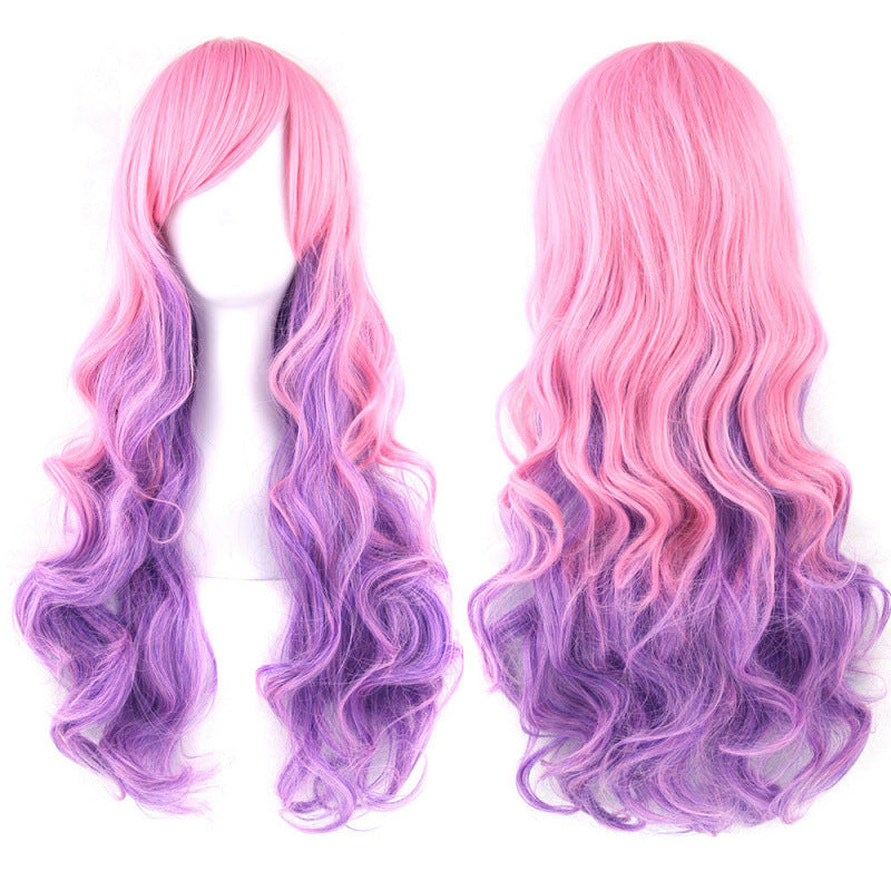 Colorful Cosplay Wig For Dance Parties — detail
