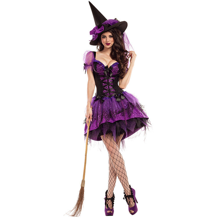 Witch Costume Cosplay Role Costume — side view