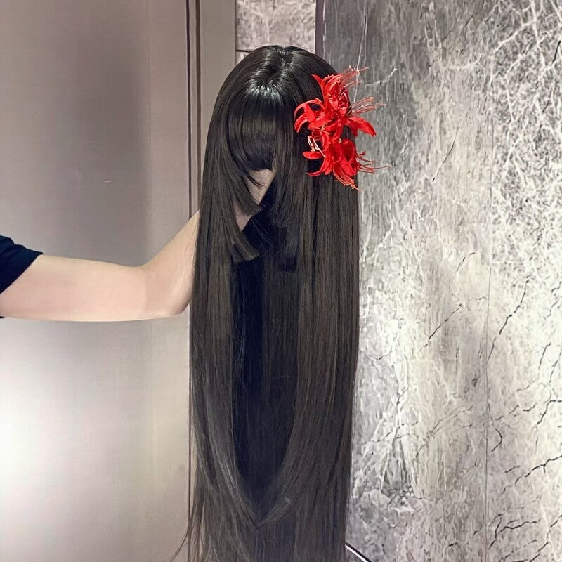 Synthetic Fiber Full Head Wig - Natural | Magic Stories