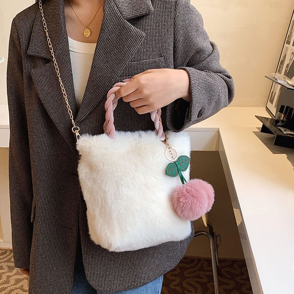 Plush Fashion Girl Cherry Handbag | Magic Stories
