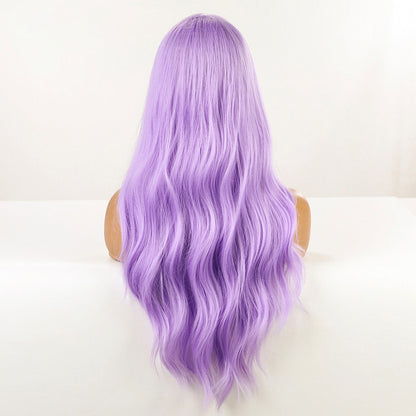 Anime Air Bangs Big Wave Purple Wig | Magic Stories