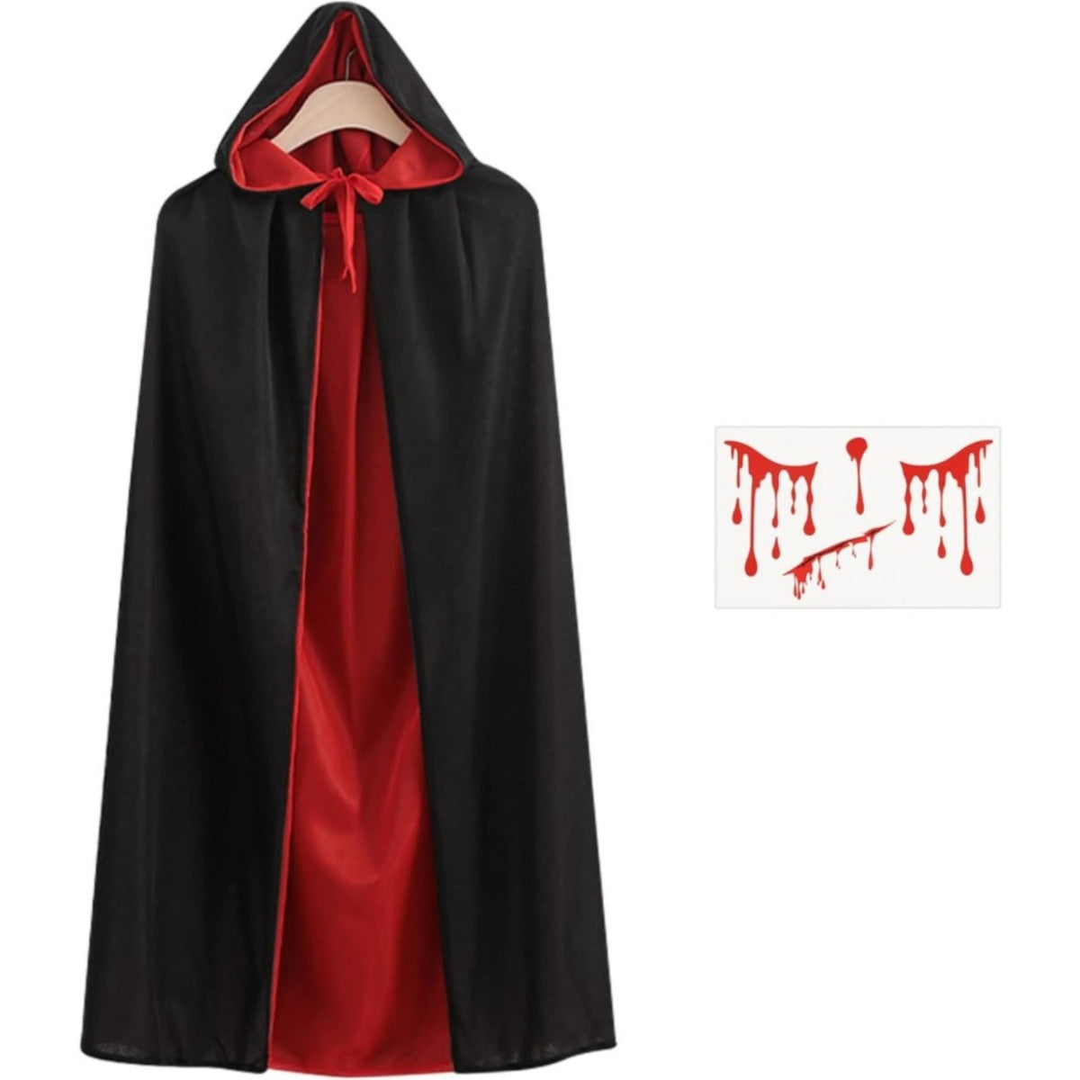Unisex Black Cape: Evil Queen Cosplay, Ghost | Magic Stories