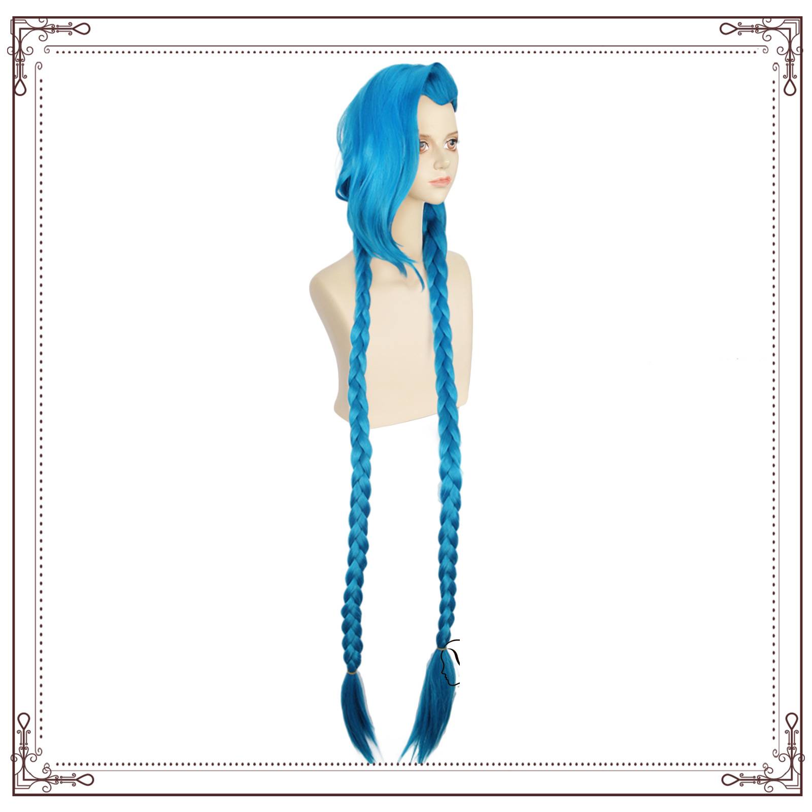 Rambling Lolita Cosplay Wig — scale reference
