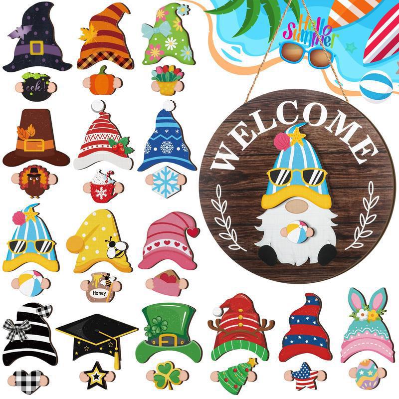 Wooden Festive Halloween IDY Wooden Decorations — in use