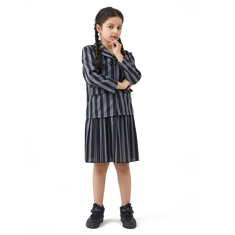 Halloween Wednesday Black Dress Cosplay | Magic Stories
