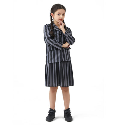 Halloween Wednesday Black Dress Cosplay | Magic Stories