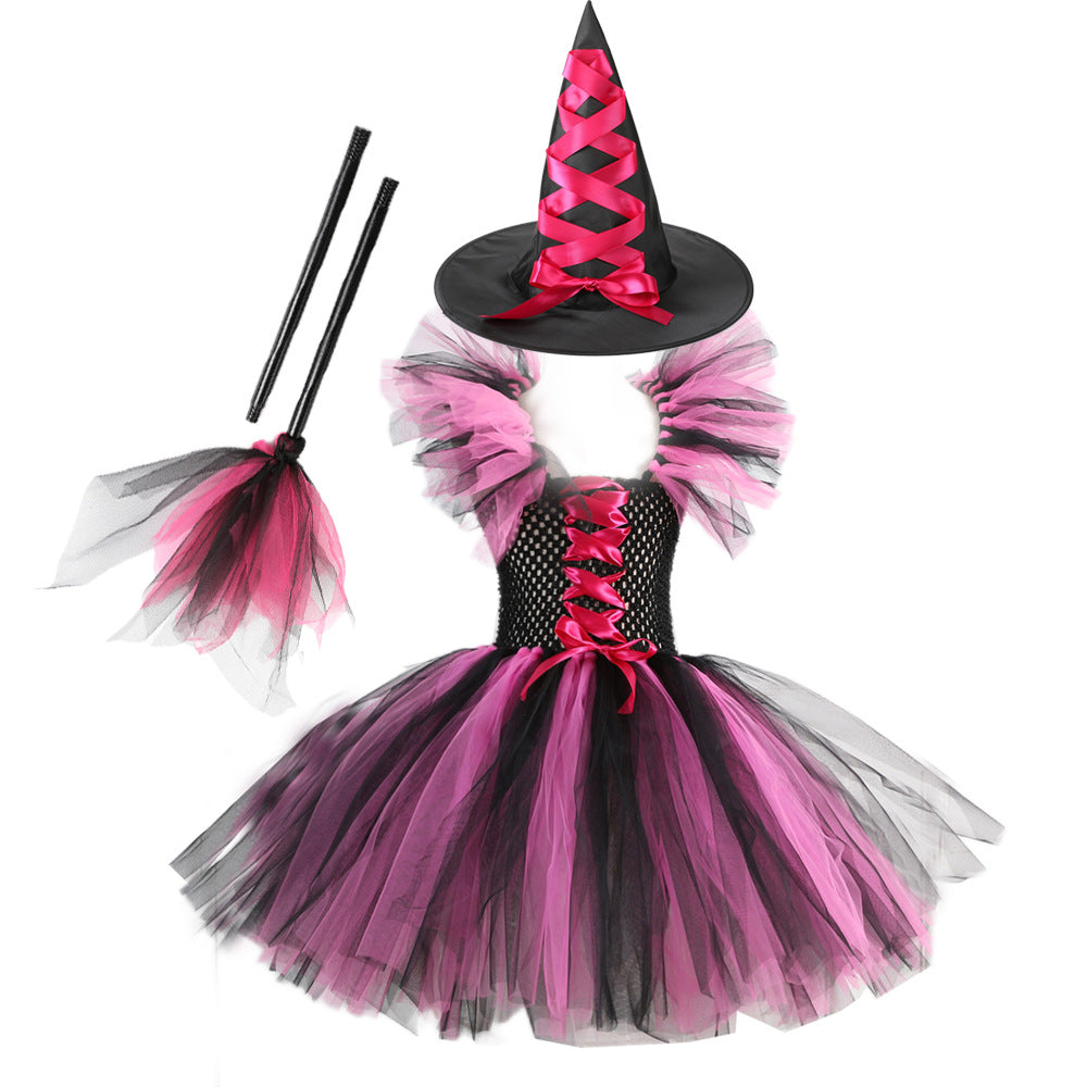 Halloween Girls' Clothing Pettiskirt Cosplay Performance Skirt Suit — packaging