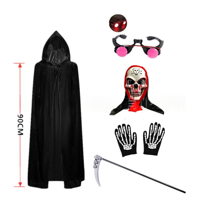 The Red-eyed Grim Reaper Wears A Halloween | Magic Stories