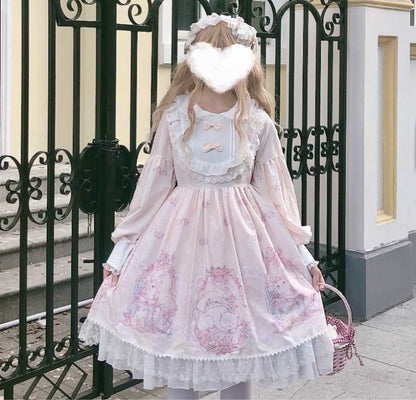 Lolita Lolita New Year Lady Cat Cute Fat Mm Dress Female — side view