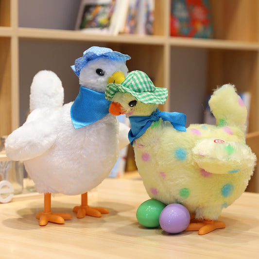 Plush Toy Under Laying Hens Electric Plush | Magic Stories