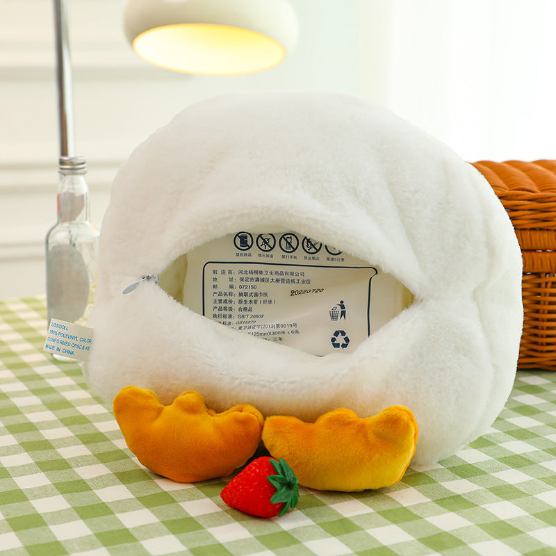 Healing-style Duck-butt Plush Tissue Box | Magic Stories
