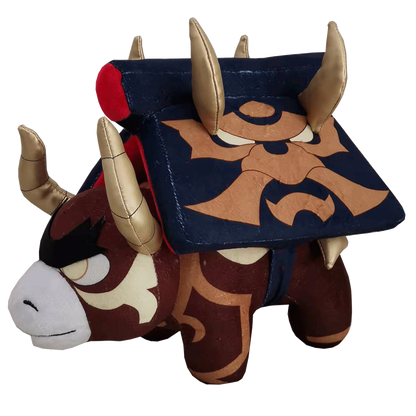 Dog Plush Doll Wild Dragon Fighting Rock Cow Props — packaging