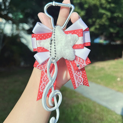 Anime-themed Bow-knot Keychain And Bag Charm | Magic Stories