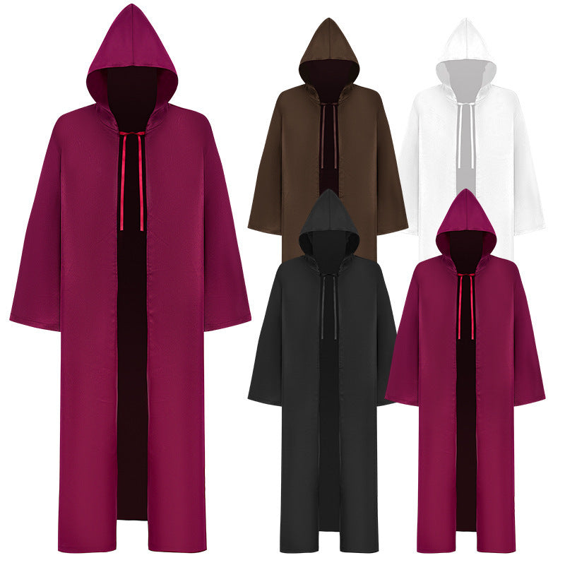Halloween Gown Cosplay Costume Cloak — in use