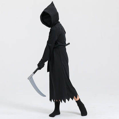 Children's Halloween Cos Costume Death Costume Costumes — back view