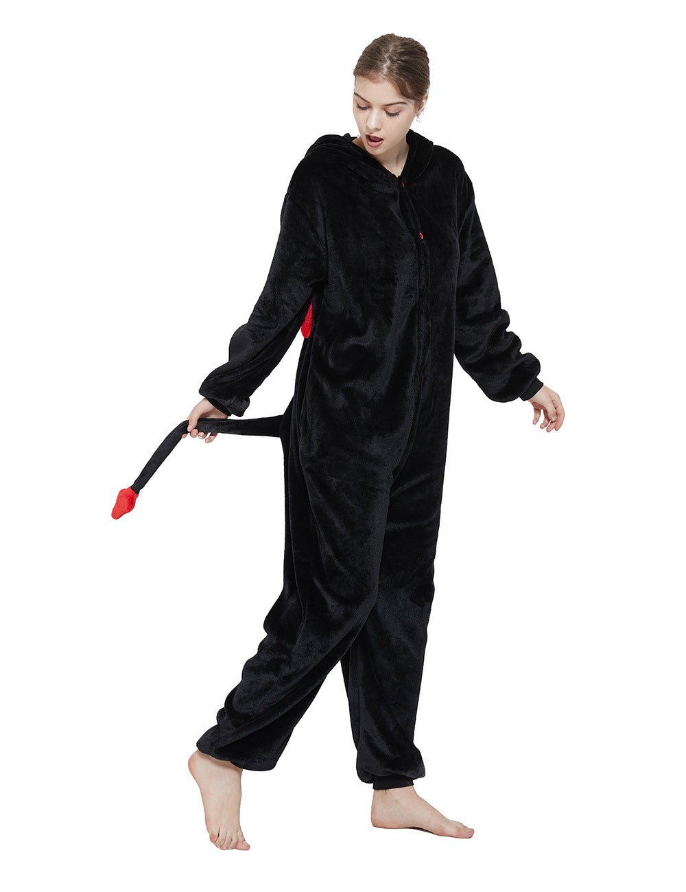 Adult Kigurumi Devil Onesies Flannel Cute | Magic Stories
