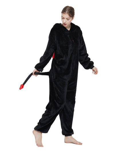 Adult Kigurumi Devil Onesies Flannel Cute | Magic Stories