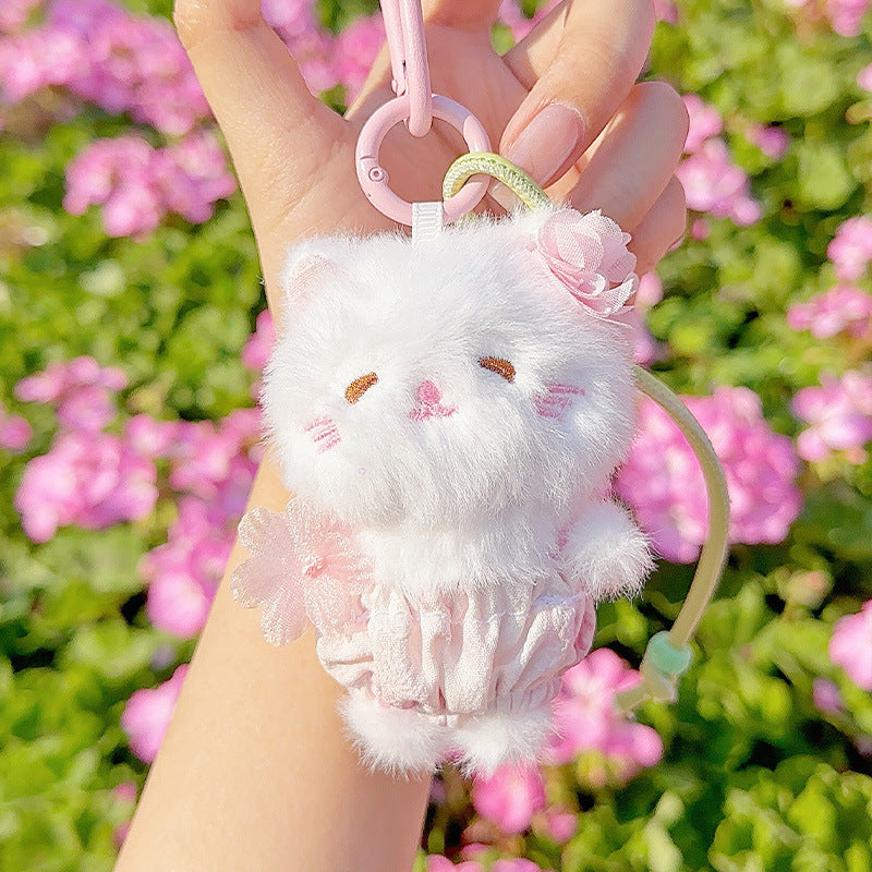 Cute Cherry Blossom Kitten Plush Storage | Magic Stories