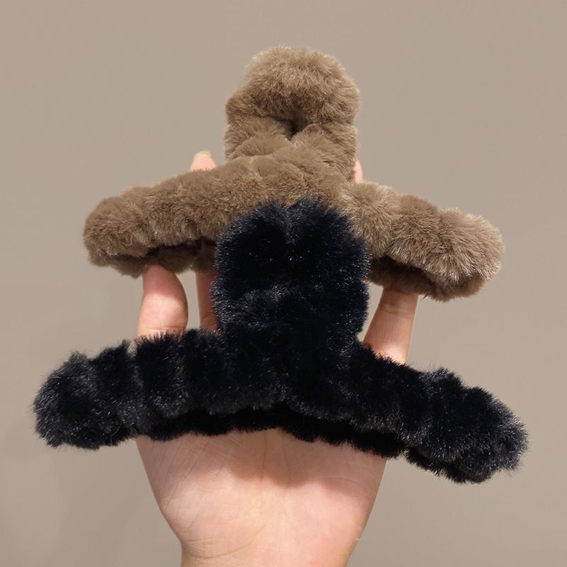 Autumn And Winter Plush Shark Clip Barrettes | Magic Stories
