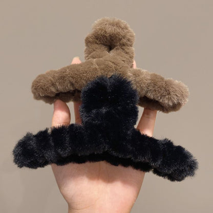 Autumn And Winter Plush Shark Clip Barrettes | Magic Stories
