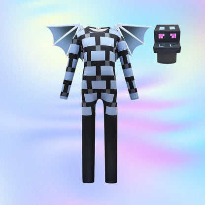 Halloween Children Cos Costume Costumes Tight One-piece Wings — detail